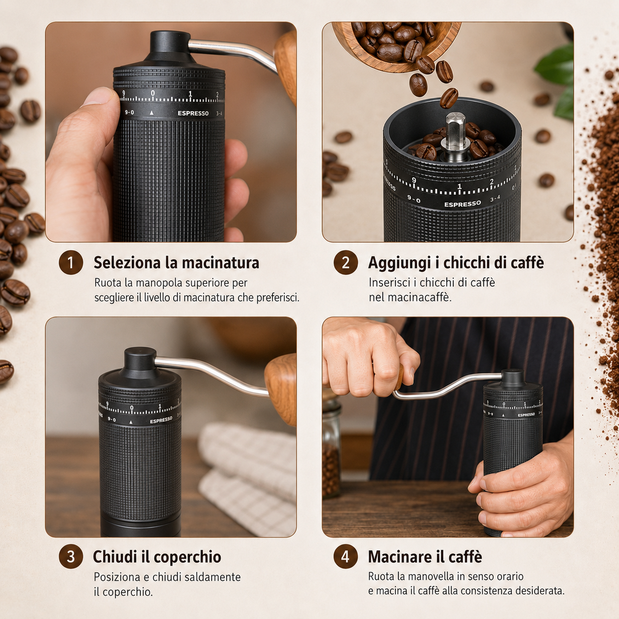 Macina Caffè Manuale